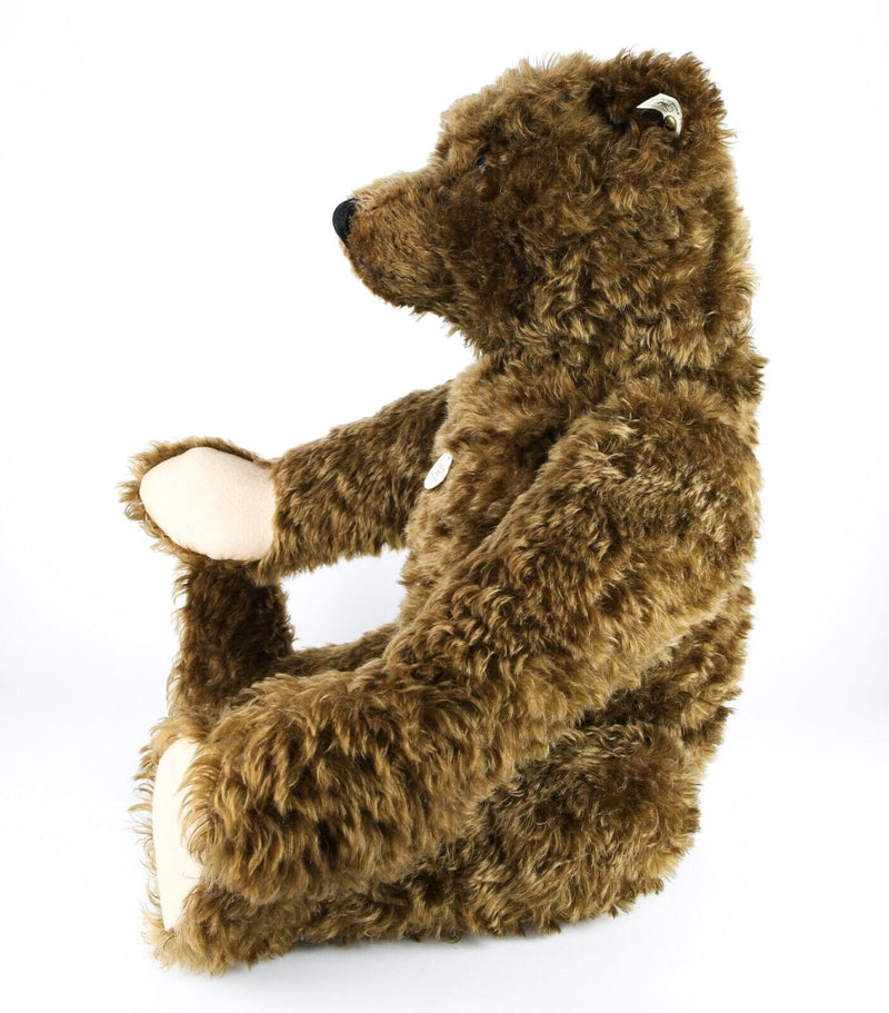 STEIFF 'TEDDY 1907 BRAUN 70' LARGE LIMITED EDITION BROWN BEAR 406010 & C.O.A.