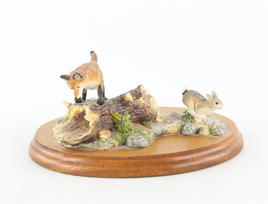 BORDER FINE ARTS 'OUT FOXED' FIGURE MODEL TABLEAU FT02, BOXED