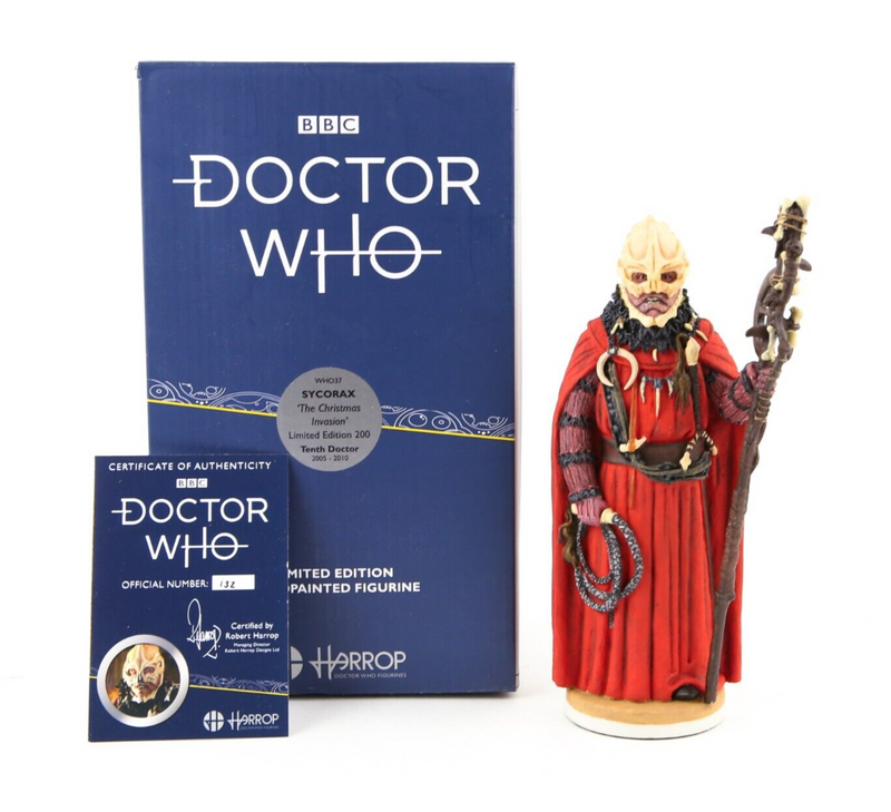 ROBERT HARROP 'SYCORAX' DR DOCTOR WHO LIMITED EDITION FIGURE MODEL WHO37, BOXED