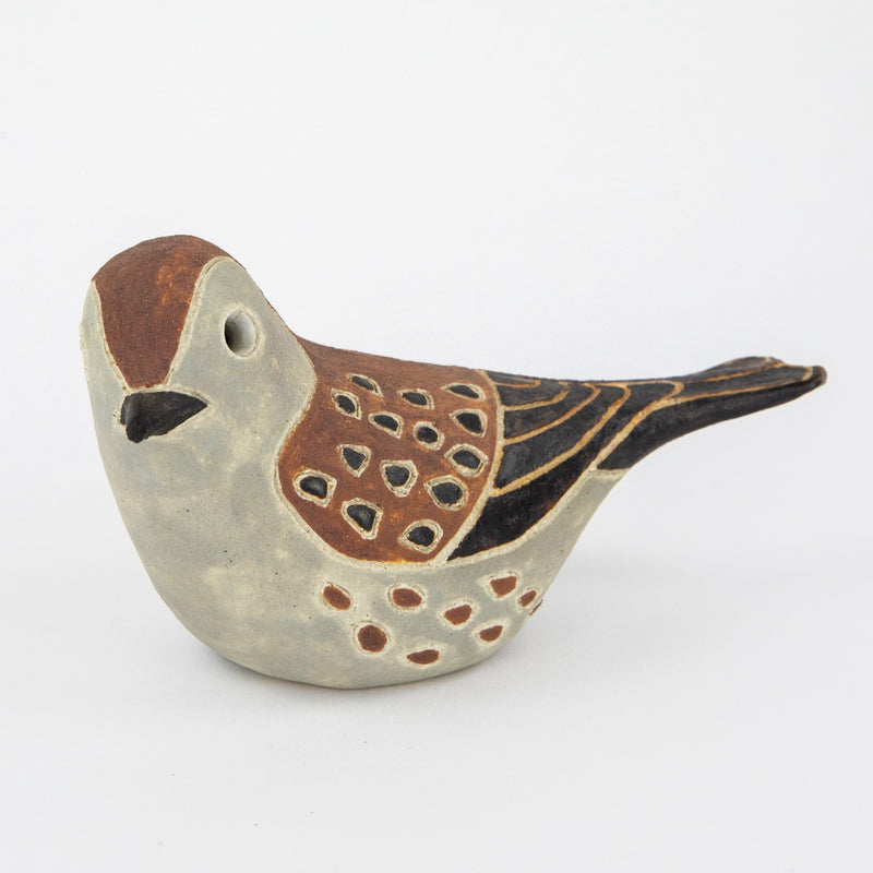 ROSEMARY WREN, OXSHOTT POTTERY - BIRD, 1988 WORKSHOP SAMPLE FIGURE MODEL