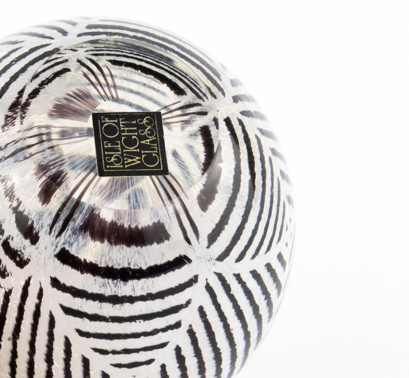 TIMOTHY HARRIS FOR ISLE OF WIGHT 'SACKS AND BAGS' GLASS GLOBE PAPERWEIGHT