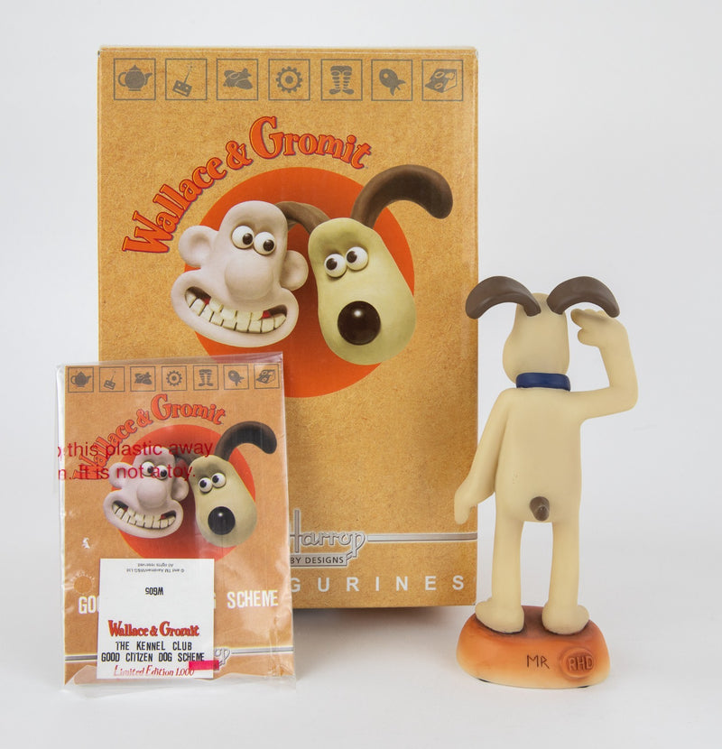 ROBERT HARROP 'KENNEL CLUB GOOD CITIZEN DOG' WALLACE & GROMIT FIGURE WG05, BOXED