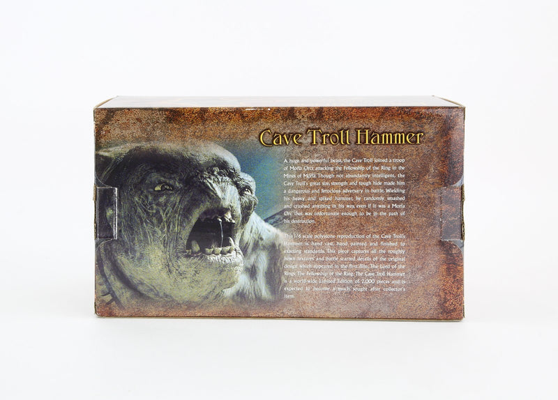 LORD OF THE RINGS - SIDESHOW WETA 'CAVE TROLL HAMMER' 1/6 SCALE, BOXED