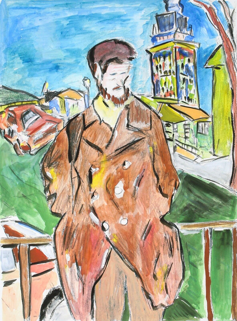 BOB DYLAN 'MAN ON A BRIDGE' LIMITED EDITION DRAWN BLANK SERIES PRINT 2008 SIGNED