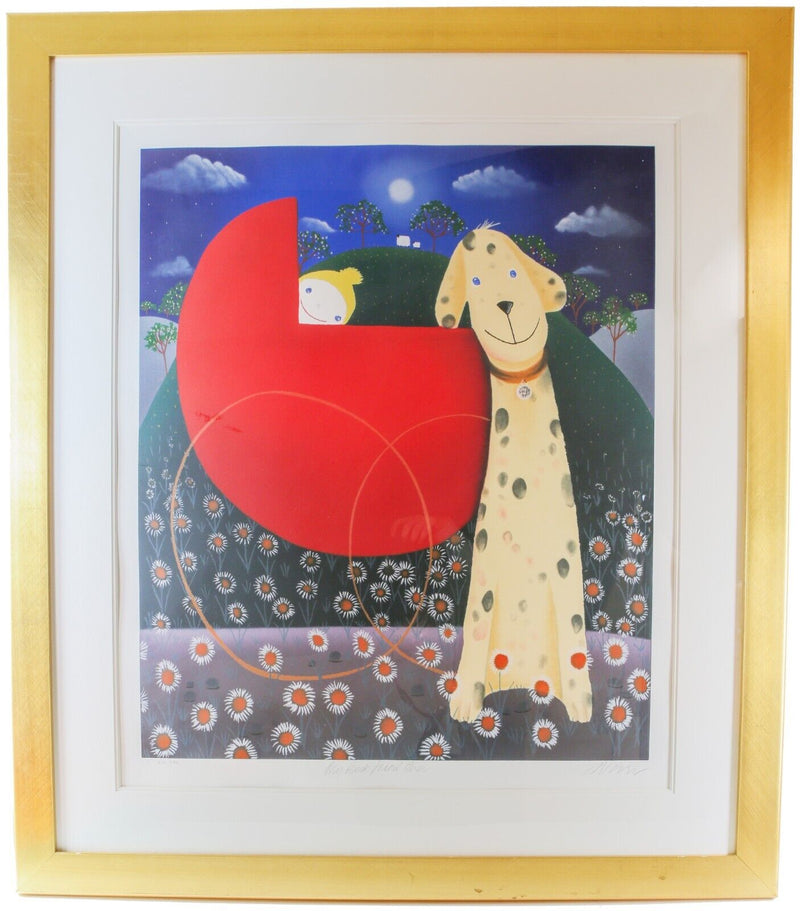 MACKENZIE THORPE 'MY BEST FRIEND EVER' SIGNED LIMITED EDITION PRINT 275/395 COA
