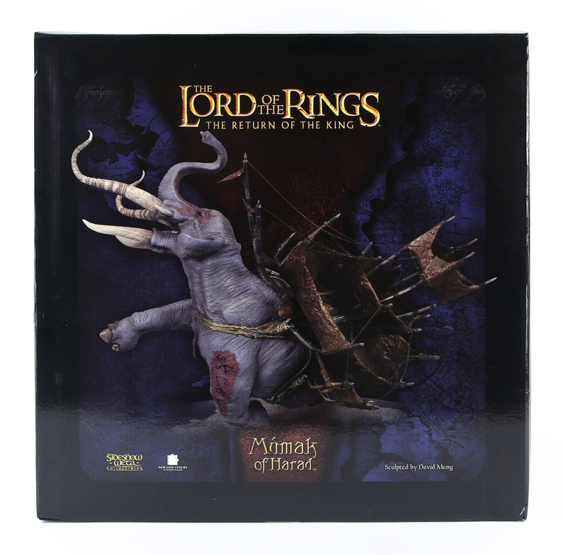 LORD OF THE RINGS - SIDESHOW WETA 'MÚMAK OF HARAD' FIGURE MODEL 1274/3000, BOXED