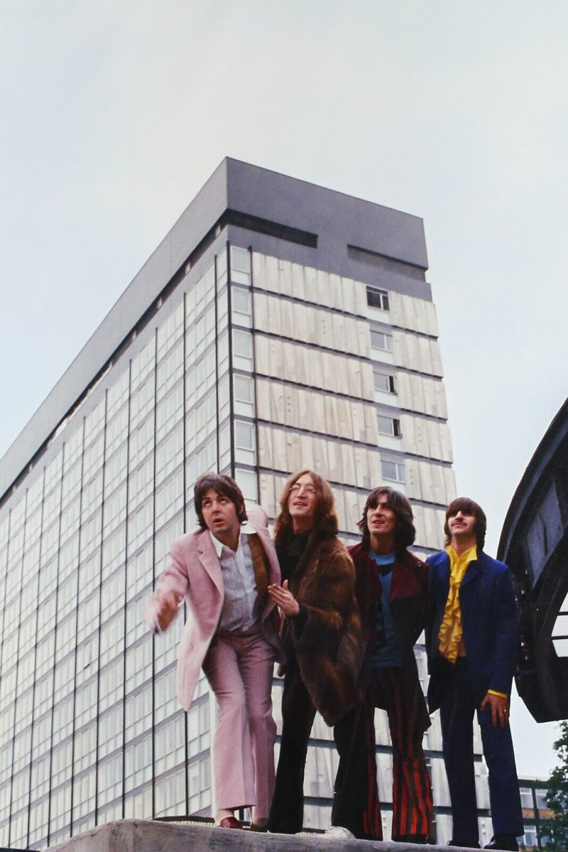 TOM MURRAY, 'BALANCING ACT', LIMITED EDITION BEATLES PRINT 73/195, SIGNED & COA