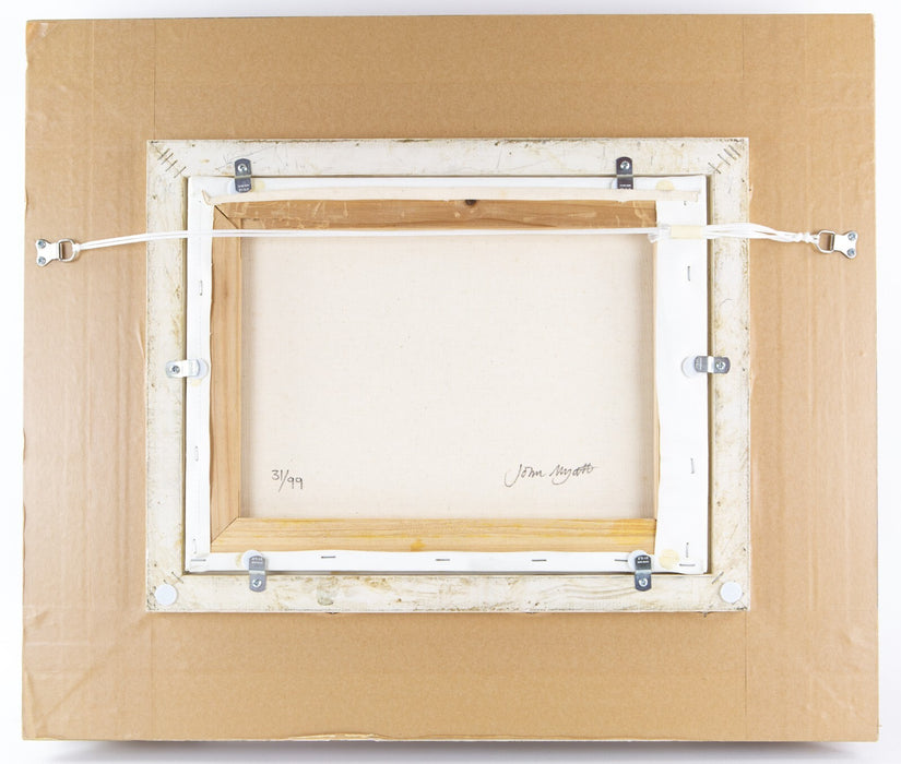 JOHN MYATT 'GIVERNY REFLECTIONS III' CLAUDE MONET LIMITED EDITION PRINT, SIGNED