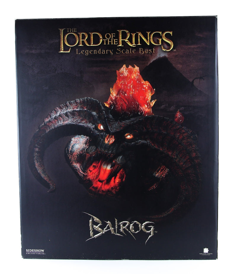 LORD OF THE RINGS - SIDESHOW 'BALROG' LEGENDARY SCALE BUST 2953 274/1000, BOXED