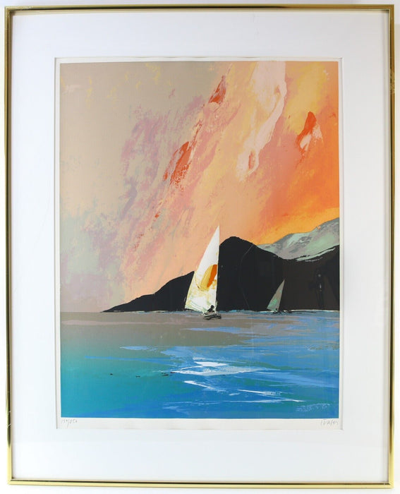 DONALD HAMILTON FRASER 'APPROACHING STORM' LIMITED EDITION SCREEN PRINT, SIGNED