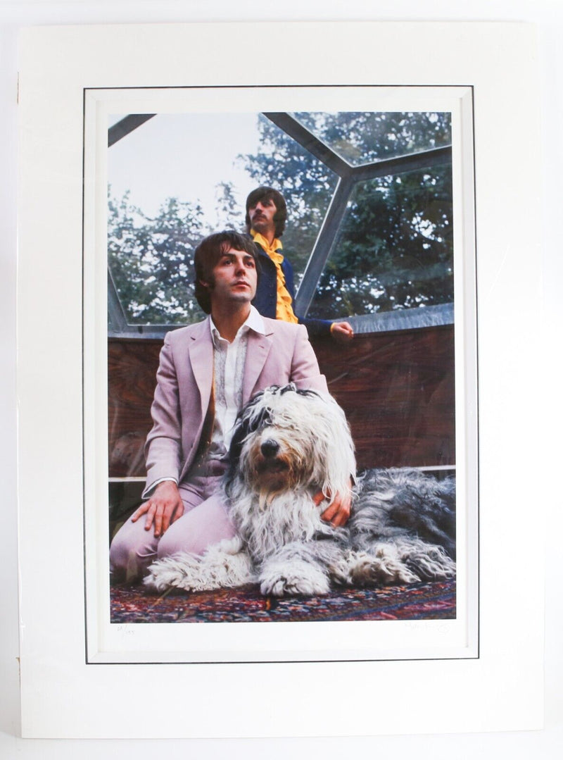 TOM MURRAY, 'MARTHA MY DEAR', LIMITED EDITION BEATLES PAUL & RINGO PRINT, SIGNED