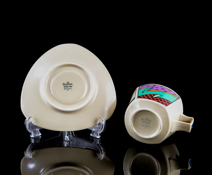 DOROTHY HAFNER, ROSENTHAL STUDIO LINE 'FLASH' TEA CUP & SAUCER DISH PLATE SET