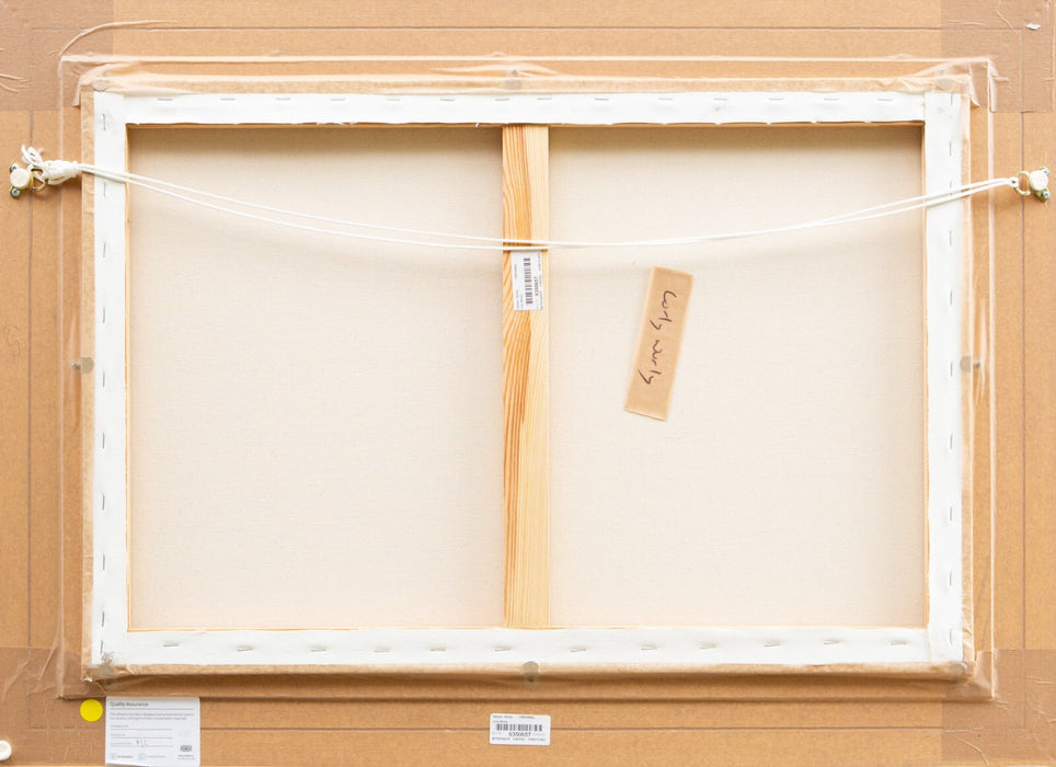 VICKY PALMER, 'CURLY WURLY', COW STUDY, LARGE ORIGINAL OIL PAINTING, SIGNED