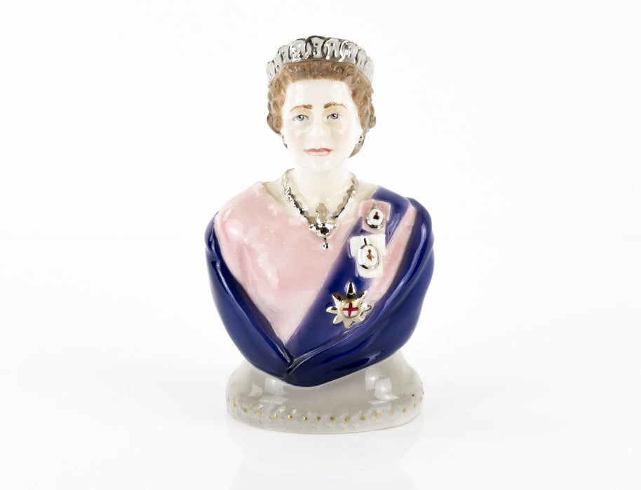 ROYAL WORCESTER QUEEN ELIZABETH & DUKE EDINBURGH LIMITED EDITION CANDLE SNUFFERS