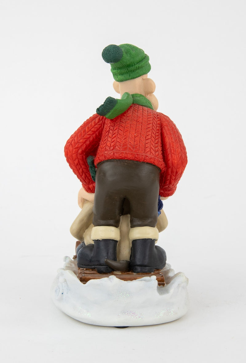 ROBERT HARROP 'A GRAND SLEIGH OUT!' WALLACE & GROMIT FIGURE WGCS13, BOXED