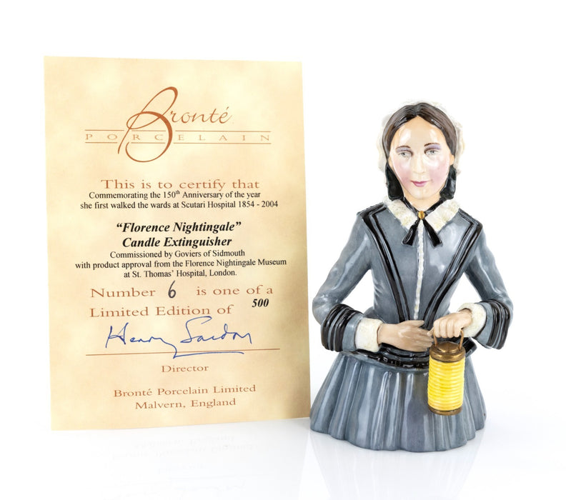 BRONTE - FLORENCE NIGHTINGALE LIMITED EDITION GOVIERS CANDLE SNUFFER & COA