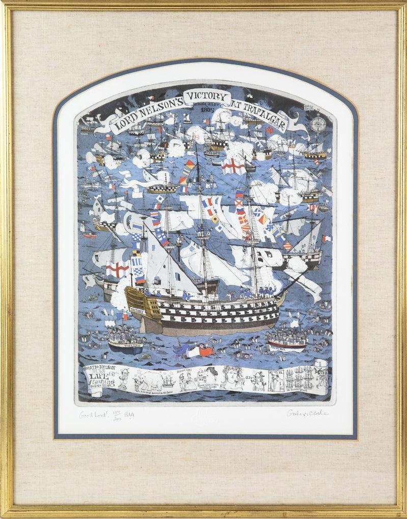 GRAHAM CLARKE 'GOOD LORD!' LIMITED EDITION HISTORY ENGLAND ETCHING PRINT 189/200