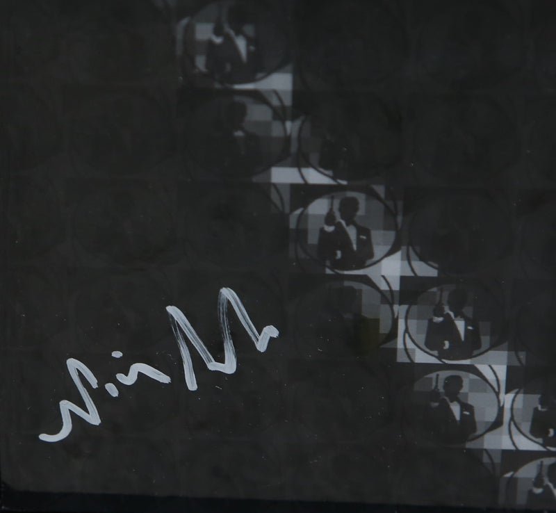 NICK HOLDSWORTH 'JAMES BOND SWIRL' 007 DANIEL CRAIG ORIGINAL MIXED MEDIA, SIGNED