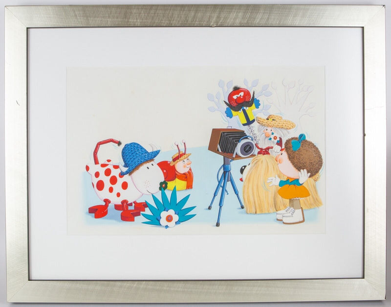 THE MAGIC ROUNDABOUT- CHILDRENS TELEVISION ORIGINAL WATERCOLOUR ILLUSTRATION ART