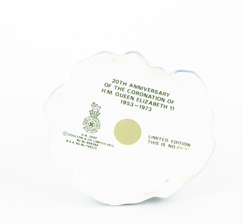 ROYAL DOULTON 'HM QUEEN ELIZABETH II' 20TH ANNIVERSARY CORONATION HN2502, BOXED