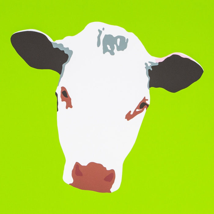 JAYSON LILLEY, 'MALCOLM', LIMITED EDITION COW SCREEN PRINT 9/100, SIGNED