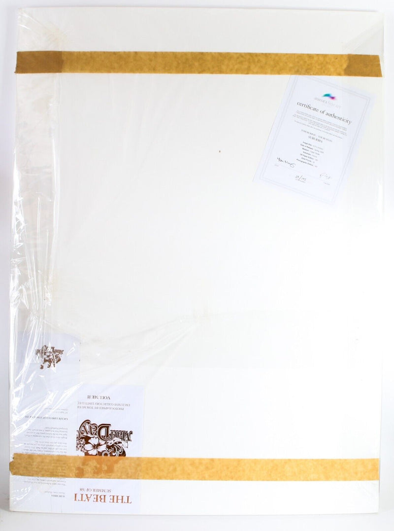 TOM MURRAY, 'SUBURBIA', LIMITED EDITION BEATLES PRINT 24/195, SIGNED & C.O.A.