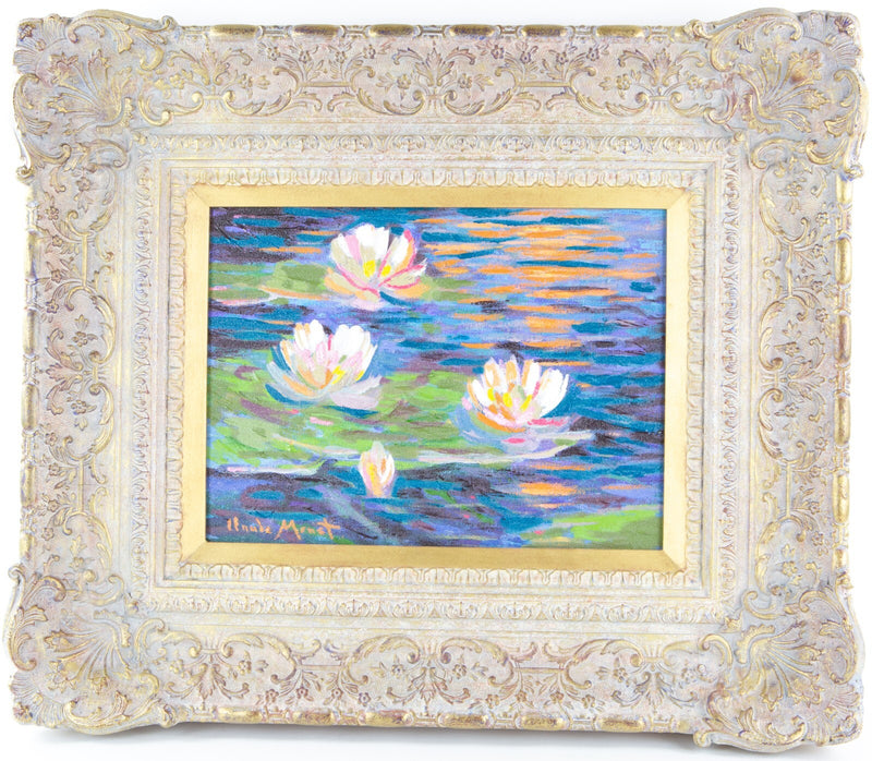JOHN MYATT 'GIVERNY REFLECTIONS III' CLAUDE MONET LIMITED EDITION PRINT, SIGNED