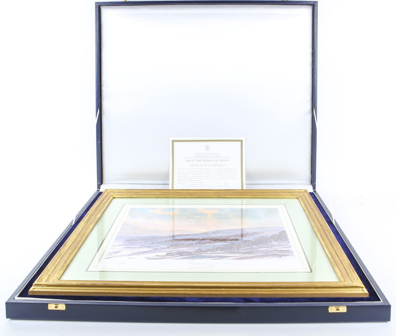 KING CHARLES III / PRINCE OF WALES 'GLENGAIRN' SIGNED LIMITED EDITION PRINT 82/100 & COA