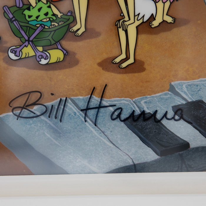 WARNER BROS 'BIG IN BEDROCK' HANNA & BARBERA SIGNED FLINTSTONES CEL ART 311/500