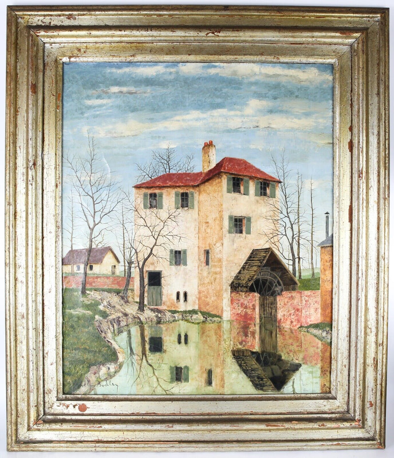 JOSSELIN REGINALD COURTENAY BODLEY, WATERMILL IN FRANCE, OIL PAINTING, SIGNED