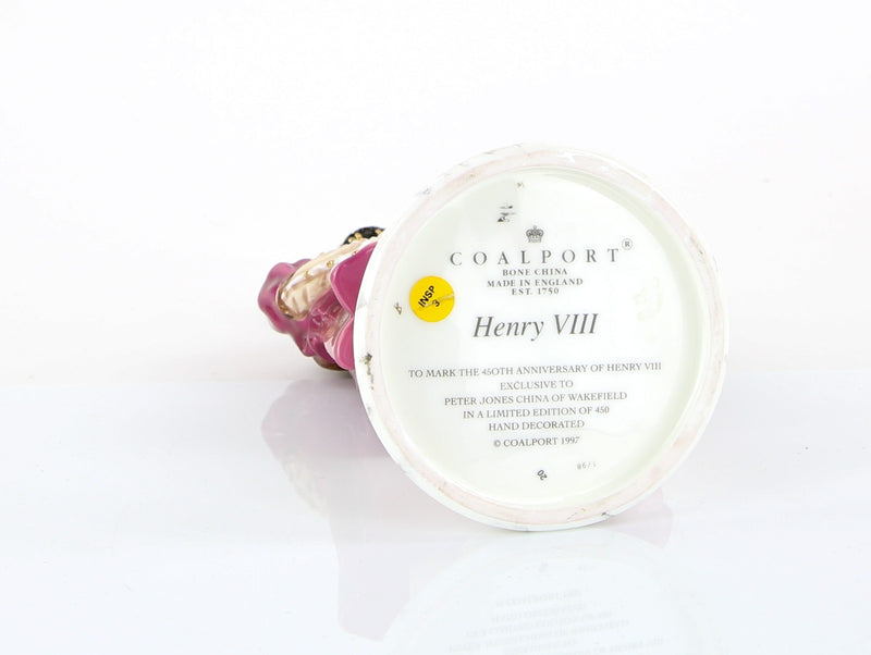 COALPORT 'HENRY VIII' LIMITED EDITION KING FIGURE MODEL, BOXED & COA