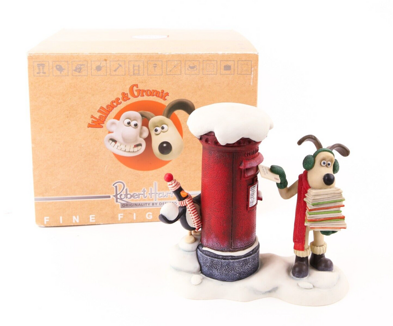 ROBERT HARROP 'GROMIT & FEATHERS MCGRAW' WALLACE & GROMIT FIGURE WGCS10, BOXED