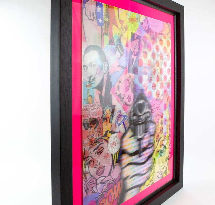 DAN PEARCE, 'AIM FOR LOVE', LARGE LIMITED EDITION PRINT 17/195, SIGNED & COA