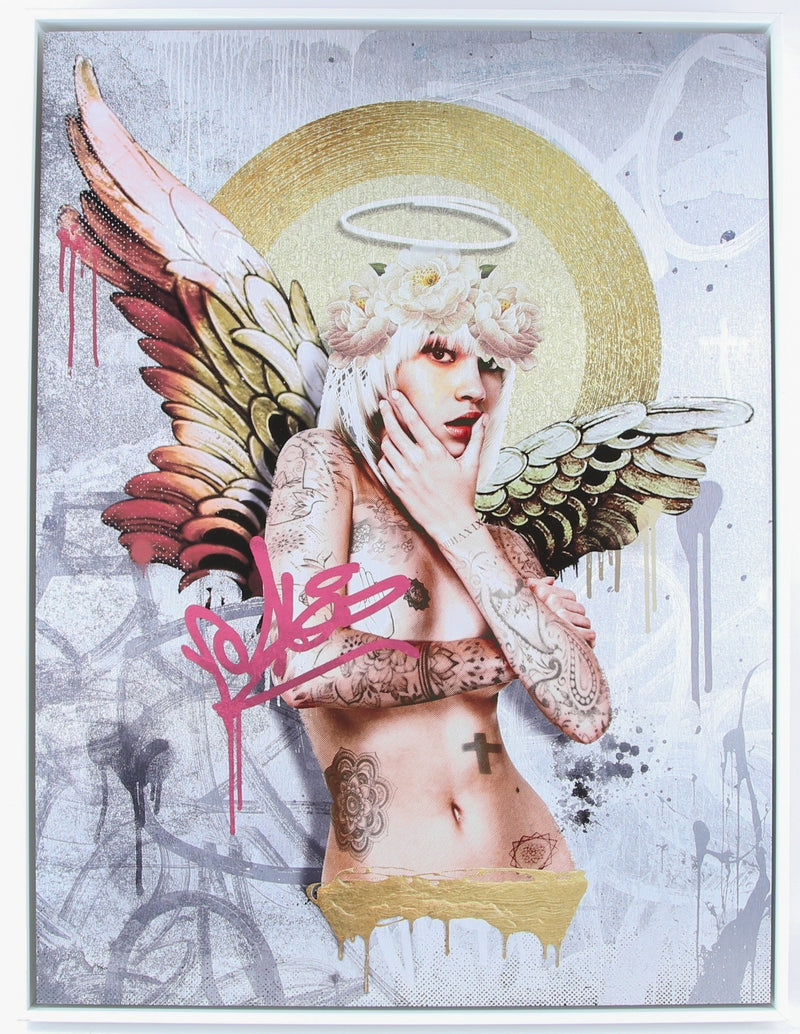 MATT HERRING, 'FALLEN ANGEL', LIMITED EDITION PRINT 35/150, SIGNED & COA