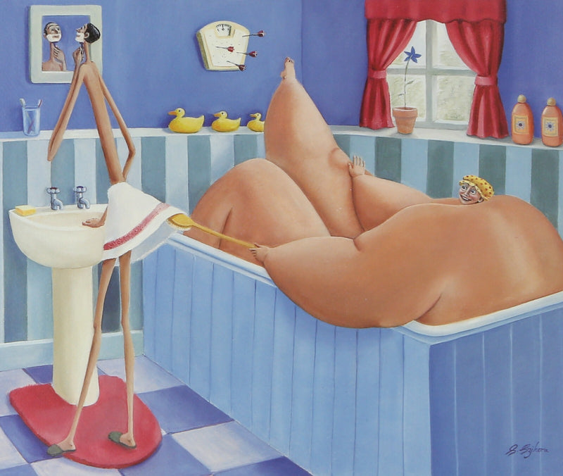 SARAH JANE SZIKORA, 'PEEKABOO', LIMITED EDITION PRINT 620/850, SIGNED & COA