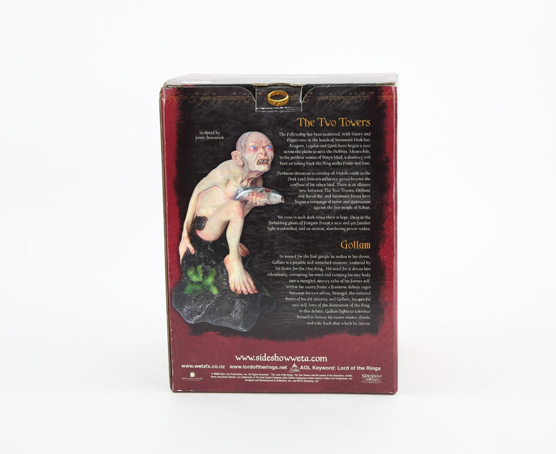 LORD OF THE RINGS - SIDESHOW COLLECTIBLES WETA 'GOLLUM' 1/6 SCALE FIGURE, BOXED