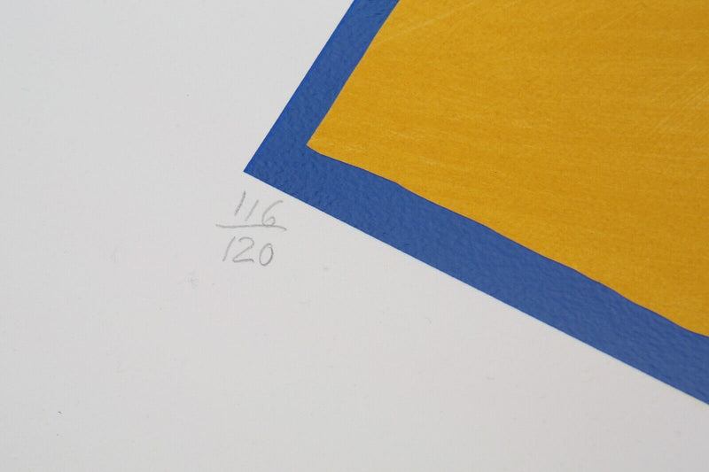 SANDRA BLOW, 'IV SQUARE', 2005 LIMITED EDITION SILKSCREEN PRINT 116/120, SIGNED