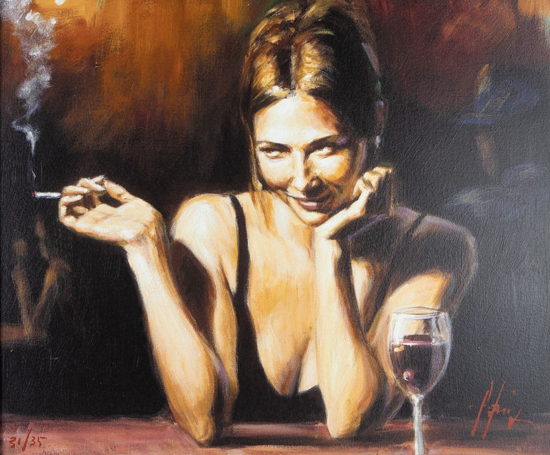 FABIAN PEREZ, 'SELLING PLEASURES', LIMITED EDITION PRINT 31/35 & COA