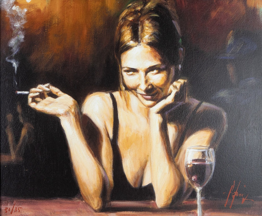 FABIAN PEREZ, 'SELLING PLEASURES', LIMITED EDITION PRINT 31/35 & COA