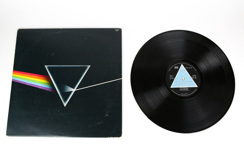 PINK FLOYD, 'THE DARK SIDE OF THE MOON', SOLID BLUE TRIANGLE FIRST PRESS LP RECORD