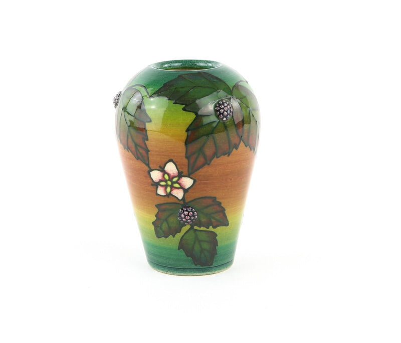 SALLY TUFFIN for DENNIS CHINAWORKS - BLACKBERRY FLORAL FLOWER TUBELINED VASE