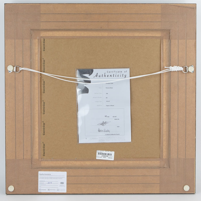 CHRISTIAN HOOK, 'KIMONO BLUES', LIMITED EDITION PRINT 49/195 & COA
