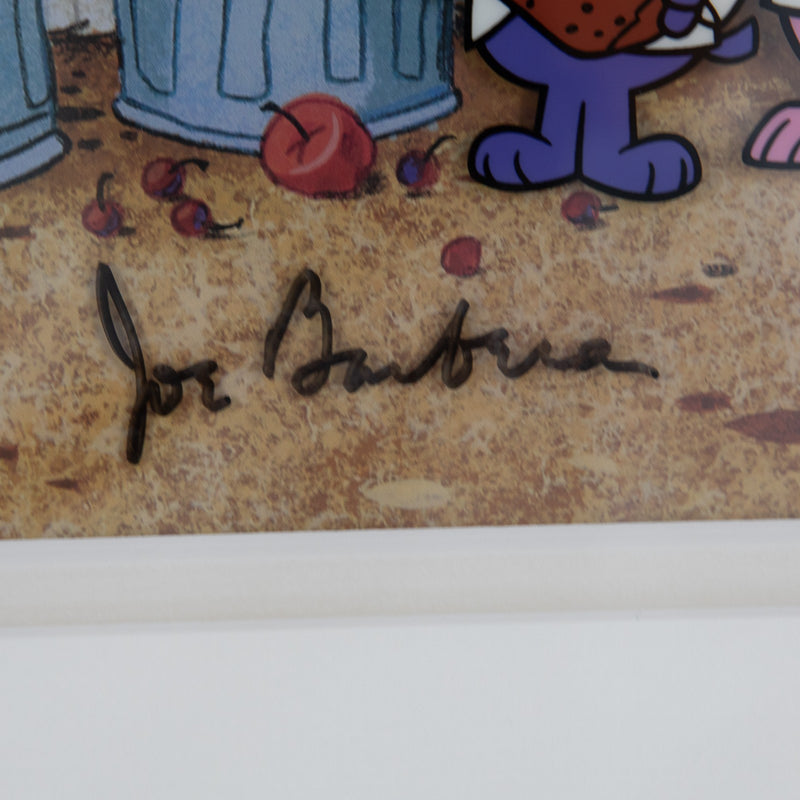 WARNER BROS 'THE MOST EFFECTUAL TOP CAT' HANNA & BARBERA SIGNED CEL ART 314/350