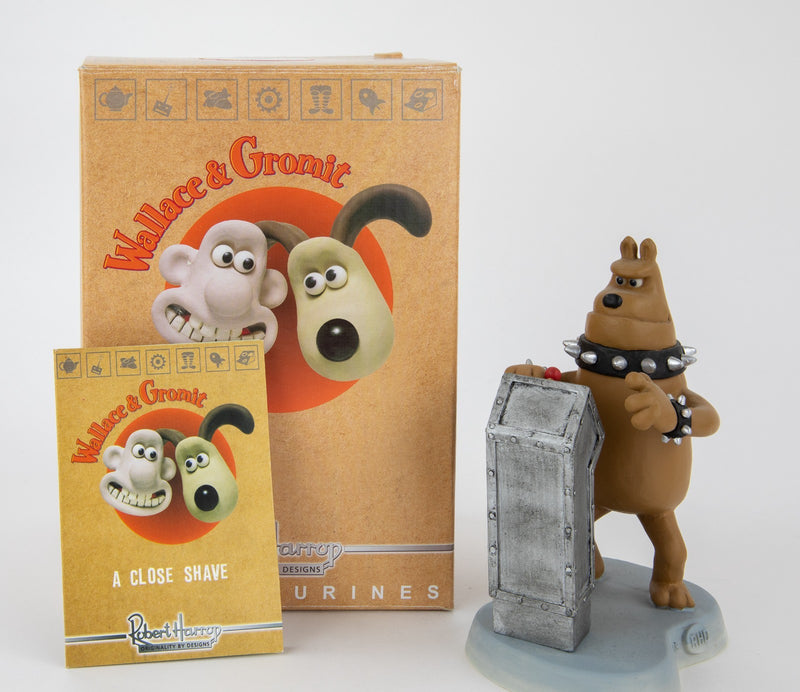 ROBERT HARROP 'PRESTON' WALLACE & GROMIT CLOSE SHAVE FIGURE WG16, BOXED