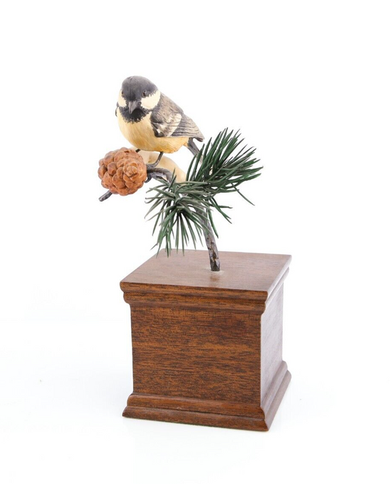 BORDER FINE ARTS 'COAL TIT' FIGURE MODEL TABLEAU 176/950