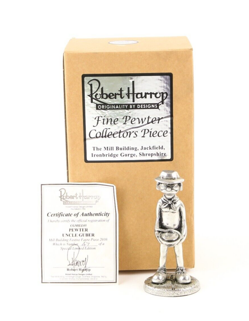 ROBERT HARROP 'PEWTER UNCLE GUBER' CAMBERWICK GREEN FIGURE MODEL CGMILL05, BOXED