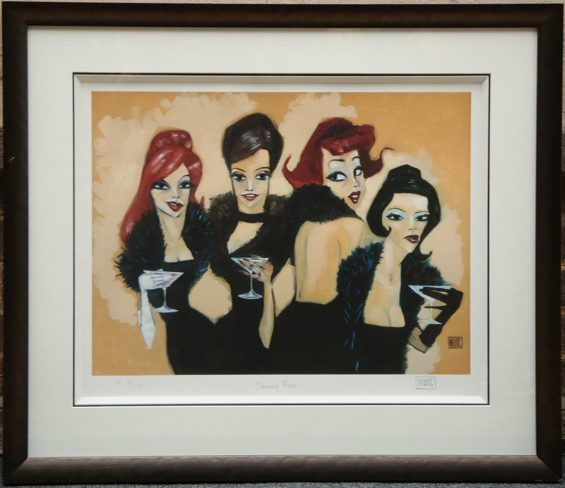 TODD WHITE, 'DRINKING BOAS', ARTISTS PROOF LIMITED EDITION PRINT 22/29, SIGNED