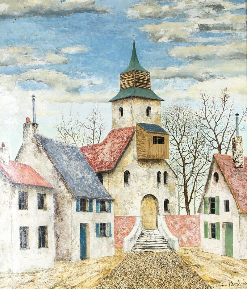 JOSSELIN REGINALD COURTENAY BODLEY, LA SAPRAMONS, FRANCE, OIL PAINTING, SIGNED