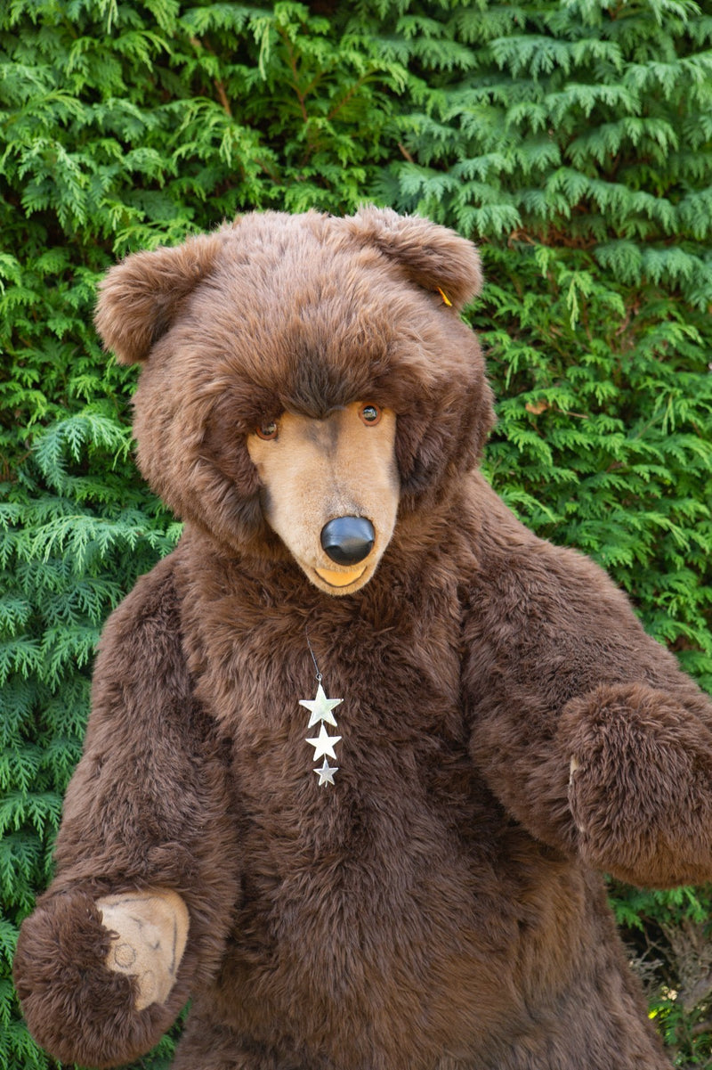 STEIFF STUDIO LIFESIZE BROWN GRIZZLY BEAR 500558