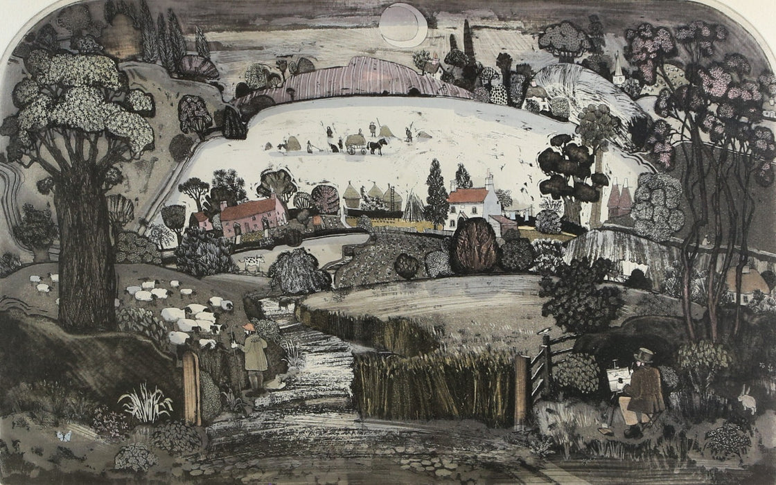 GRAHAM CLARKE, 'SONG OF SAMUEL', LIMITED EDITION ETCHING PRINT 116/250, SIGNED